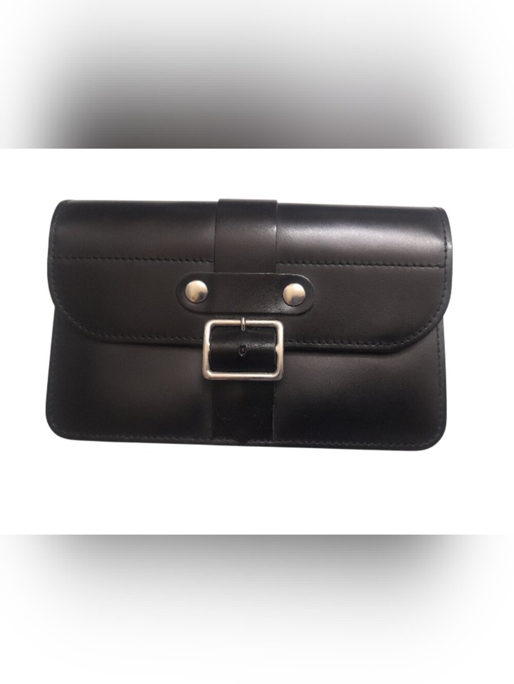 Comme Des Garçons Buckled Leather Wallet